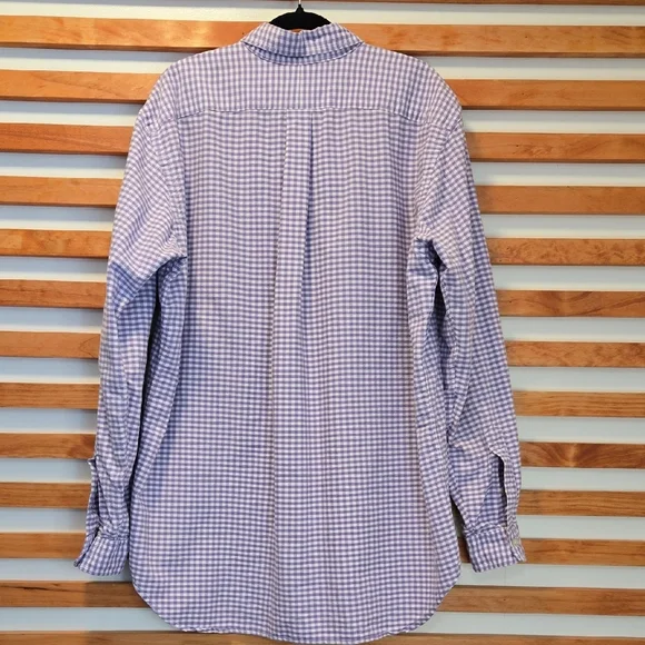 Ralph Lauren Men's Lavender Checkered Shirt - Picture 4 of 8